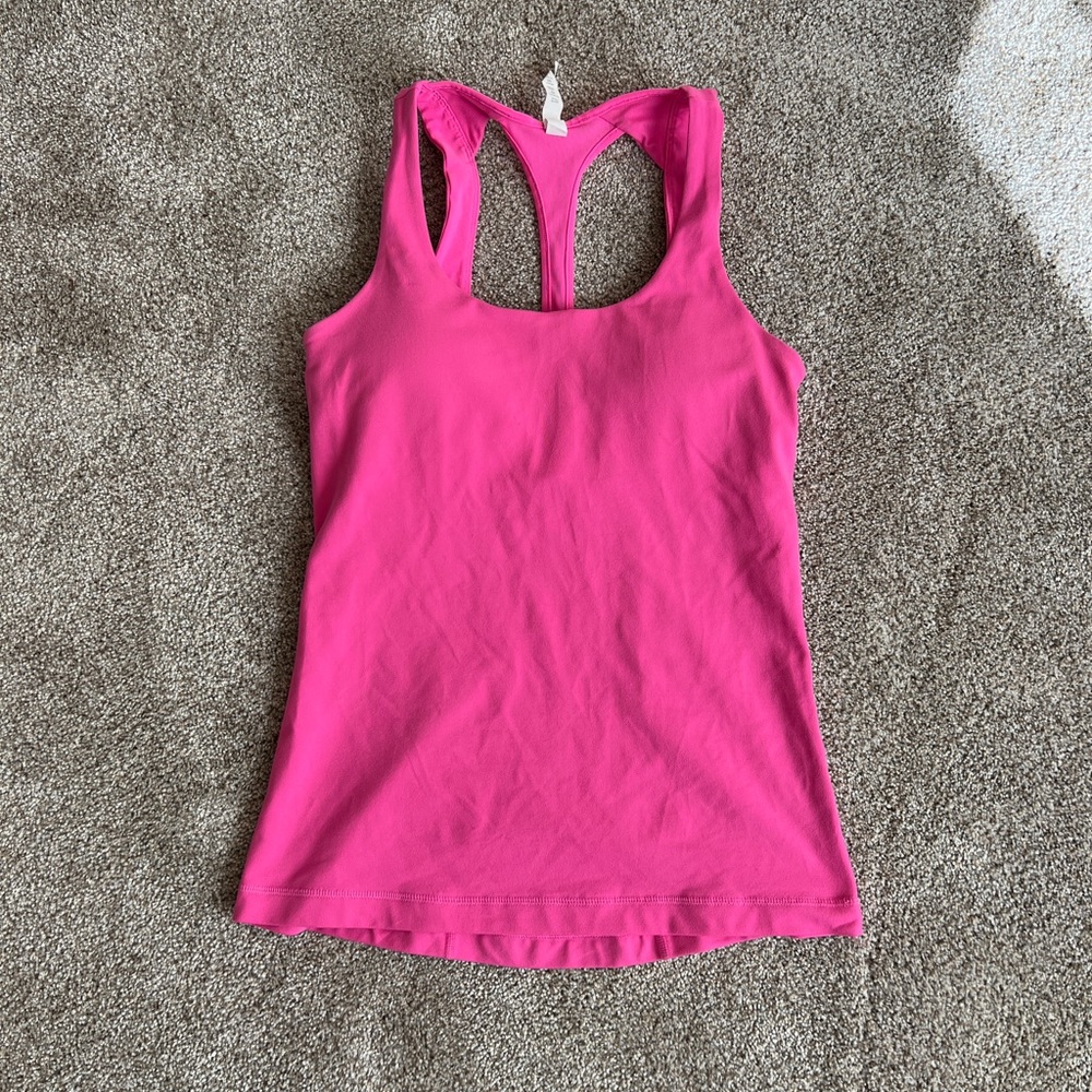 pink under armour tank top